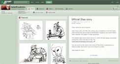 Desktop Screenshot of noselfcontrol.deviantart.com