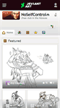 Mobile Screenshot of noselfcontrol.deviantart.com