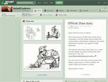 Tablet Screenshot of noselfcontrol.deviantart.com