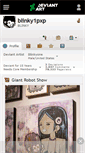 Mobile Screenshot of blinky1pxp.deviantart.com