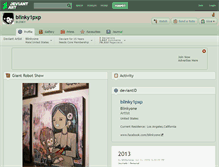 Tablet Screenshot of blinky1pxp.deviantart.com