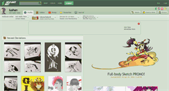 Desktop Screenshot of lushan.deviantart.com