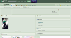Desktop Screenshot of mintykitty.deviantart.com