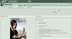 Desktop Screenshot of delicate-decay.deviantart.com