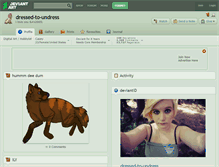 Tablet Screenshot of dressed-to-undress.deviantart.com