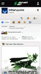 Mobile Screenshot of miharuyume.deviantart.com