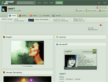 Tablet Screenshot of casm1.deviantart.com