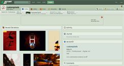 Desktop Screenshot of custompixels.deviantart.com