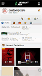 Mobile Screenshot of custompixels.deviantart.com