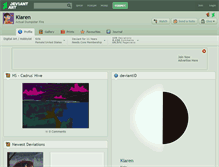 Tablet Screenshot of kiaren.deviantart.com
