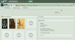 Desktop Screenshot of jeriah.deviantart.com