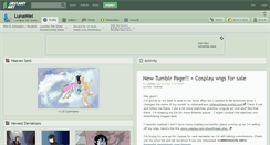 Desktop Screenshot of lunamiel.deviantart.com