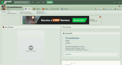 Desktop Screenshot of chrysanthemum.deviantart.com
