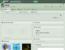 Tablet Screenshot of inkpop.deviantart.com