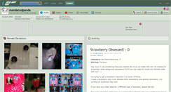 Desktop Screenshot of mandaredpanda.deviantart.com
