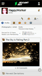 Mobile Screenshot of happyworker.deviantart.com