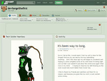 Tablet Screenshot of devilangelthefirst.deviantart.com