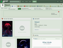 Tablet Screenshot of pabeard.deviantart.com