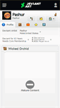 Mobile Screenshot of pashur.deviantart.com