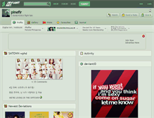 Tablet Screenshot of pinefir.deviantart.com