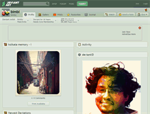 Tablet Screenshot of bimbi.deviantart.com