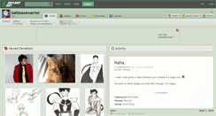 Desktop Screenshot of battleaxewarrior.deviantart.com