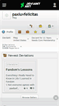 Mobile Screenshot of paxluvfelicitas.deviantart.com
