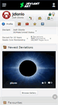 Mobile Screenshot of jdionio.deviantart.com