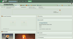 Desktop Screenshot of orangepolkadotz.deviantart.com