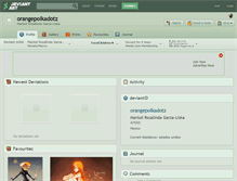 Tablet Screenshot of orangepolkadotz.deviantart.com