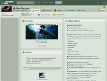 Tablet Screenshot of gothic-souls.deviantart.com