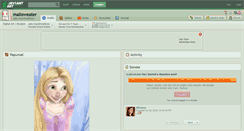 Desktop Screenshot of malloweater.deviantart.com