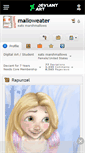 Mobile Screenshot of malloweater.deviantart.com