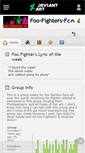 Mobile Screenshot of foo-fighters-fc.deviantart.com