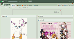 Desktop Screenshot of mew-kitsu.deviantart.com