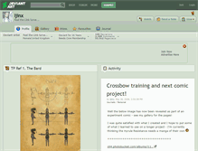 Tablet Screenshot of ljinx.deviantart.com