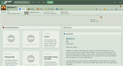 Desktop Screenshot of elfyone13.deviantart.com