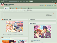 Tablet Screenshot of ichiruki07-love.deviantart.com