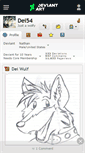 Mobile Screenshot of dei54.deviantart.com