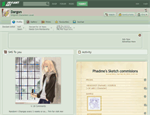 Tablet Screenshot of dargon.deviantart.com