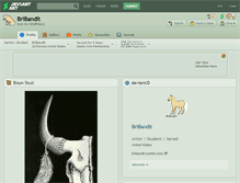 Tablet Screenshot of bribandit.deviantart.com