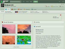 Tablet Screenshot of birdbrain325.deviantart.com