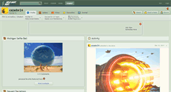 Desktop Screenshot of cazador24.deviantart.com