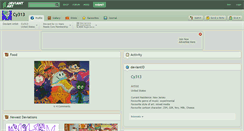Desktop Screenshot of cy313.deviantart.com