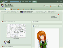 Tablet Screenshot of iibumblebee.deviantart.com