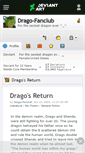 Mobile Screenshot of drago-fanclub.deviantart.com