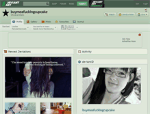 Tablet Screenshot of buymeafuckingcupcake.deviantart.com