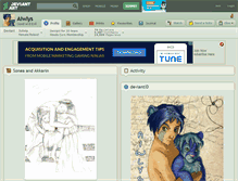 Tablet Screenshot of aiwlys.deviantart.com