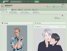 Tablet Screenshot of pinkmonra.deviantart.com