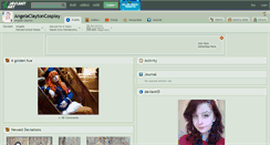 Desktop Screenshot of angelaclaytoncosplay.deviantart.com